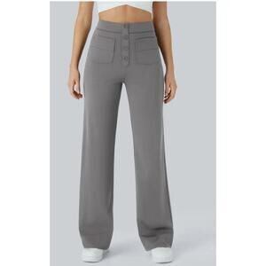 HALARA Gray Straight Leg Pants